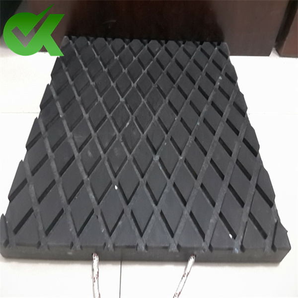 UHMWPE plastic crane outrigger pads 24×24