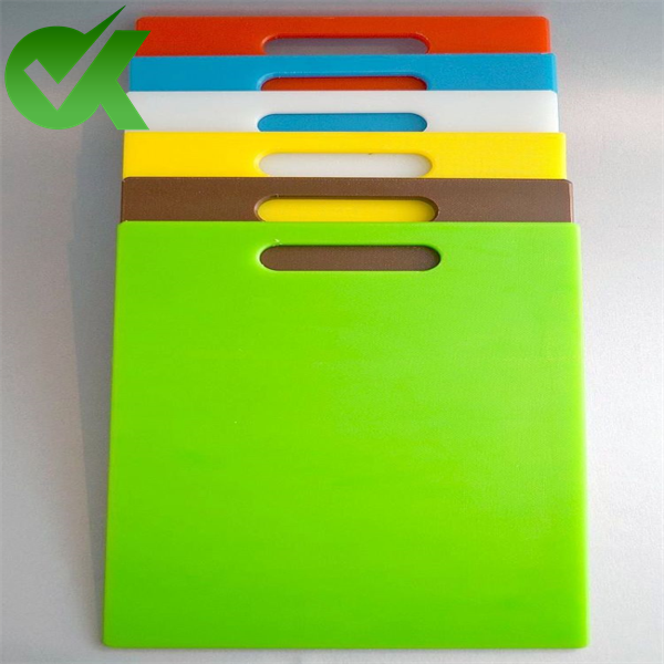 Factory plastic color coded hdpe cutting boards